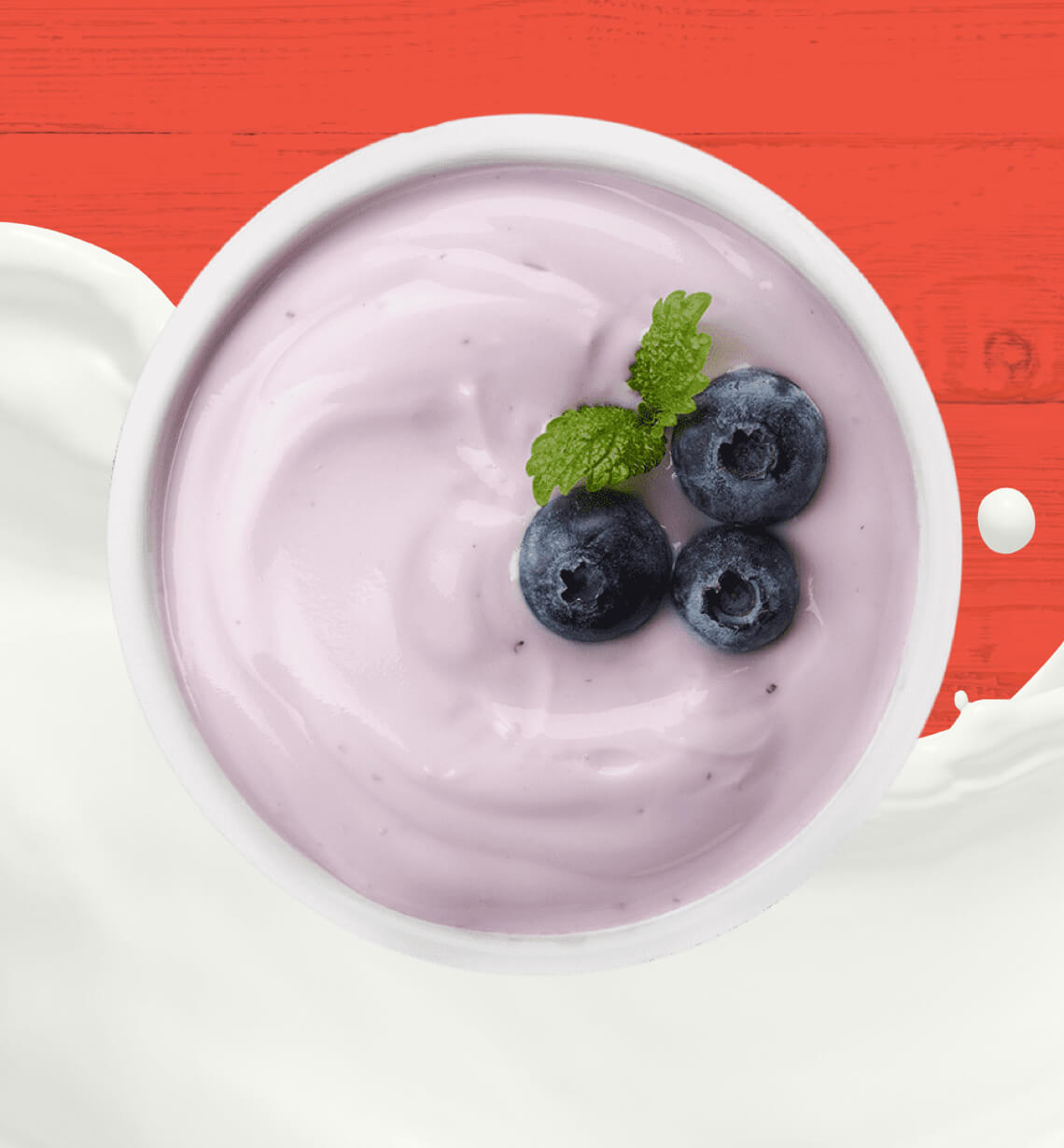 Bottle of yogurt