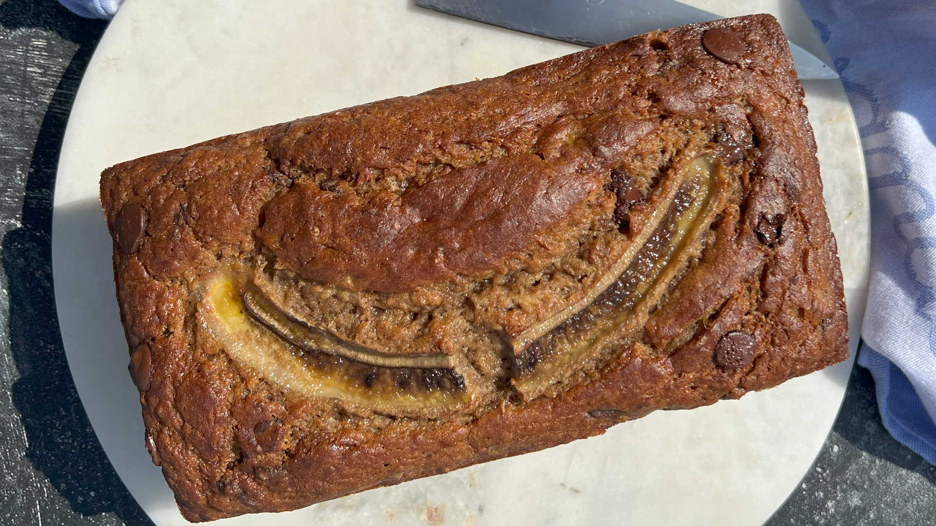 Rich, fluffy banana bread